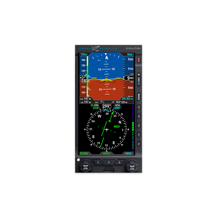 E5 (Dual electronic flight instrument)